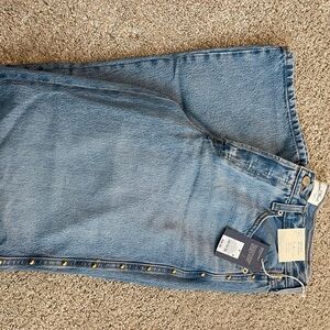 Blue Denim Jeans with Studded Detail